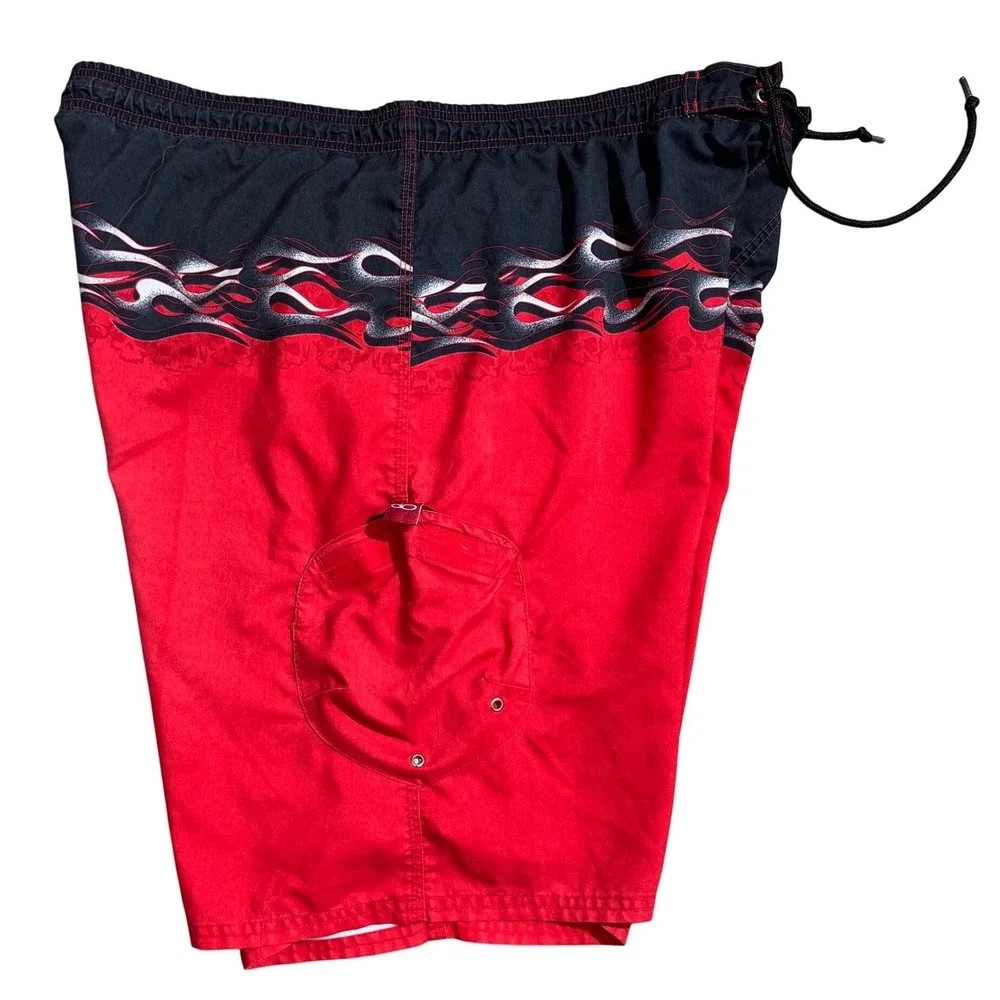 Vintage OP Board Shorts Men's 38″ Waist 90s Ocean Pacific Swim Trunks